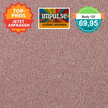 Girloon Body Teppichboden fraise – Draufsicht